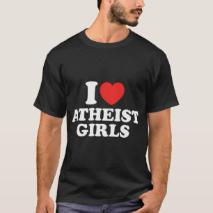 Camiseta Amo a las chicas ateas