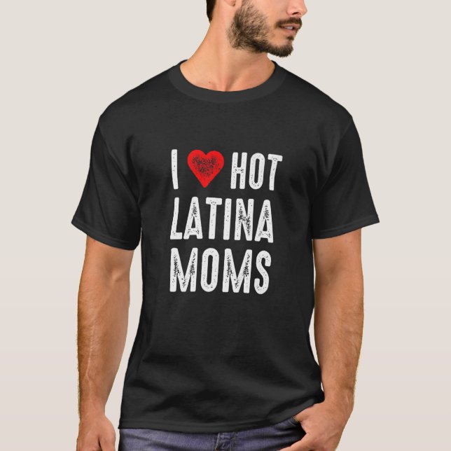 Camiseta Amo a las latinas calientes (Anverso)