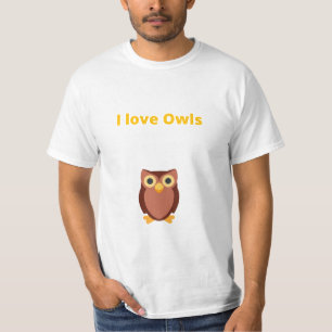 Camiseta Amo a las Lechuzas - Lechuza