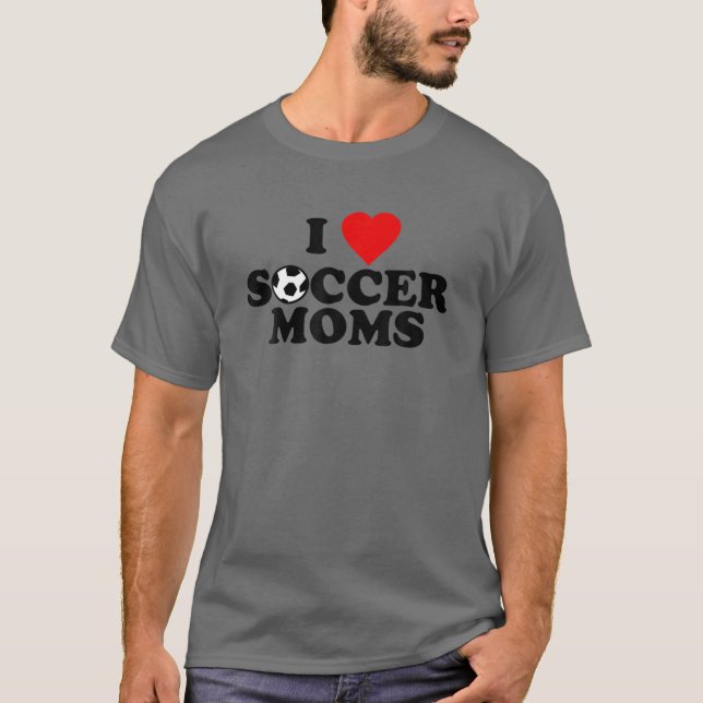 Camiseta Amo a las mamás de fútbol (Anverso)