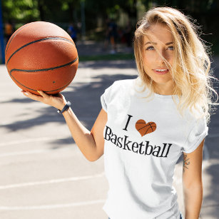 Camiseta Amo a las mujeres de baloncesto