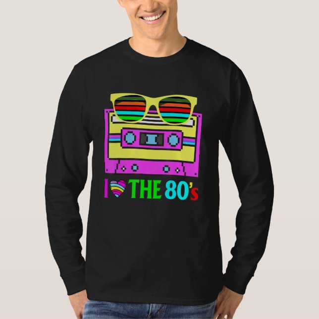 Camiseta Amo A Las Mujeres De Los 80 Hombres Más Tamaño 2xl (Anverso)