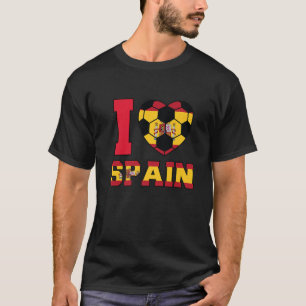 Camiseta Amo a las mujeres españolas Hombres Niños Bolas de