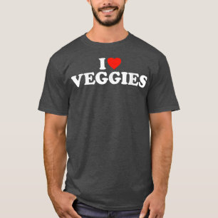 Camiseta Amo A Las Vegetarianas Graciosas Vegetarianas Amo 