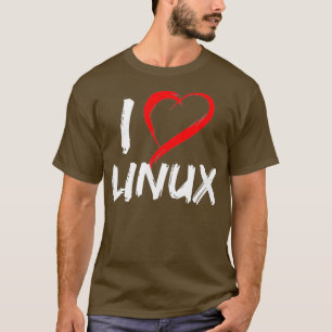 Camiseta Amo a Linu con Heart Tee Penguin Tu Open