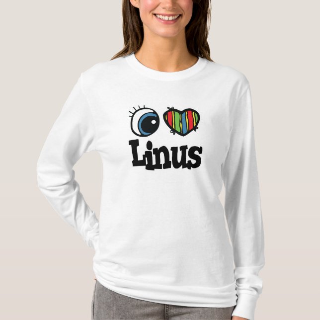 Camiseta Amo a Linus (Anverso)