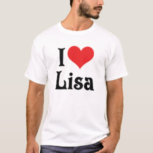Camiseta Amo a Lisa