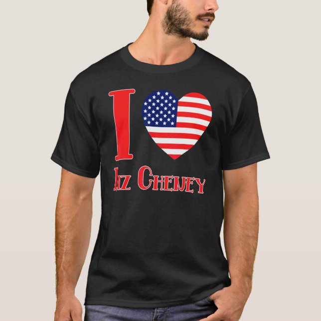 Camiseta Amo a Liz Cheney (Anverso)
