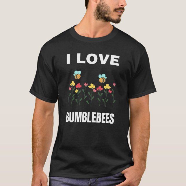 Camiseta Amo a los abejorros (Anverso)