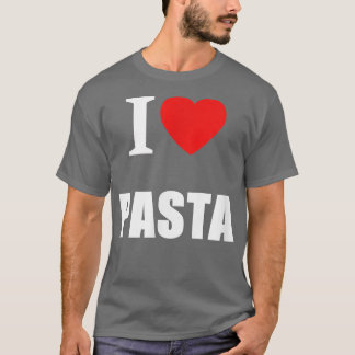 Camiseta Amo a los amantes de la pasta de cocina italiana