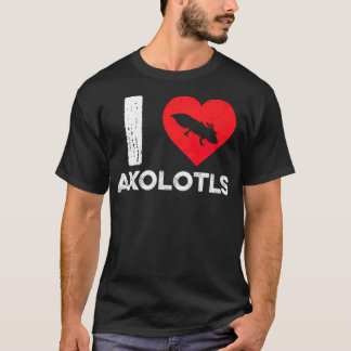 Camiseta Amo a los Aolotls Divertido anfibio Salamander Occ