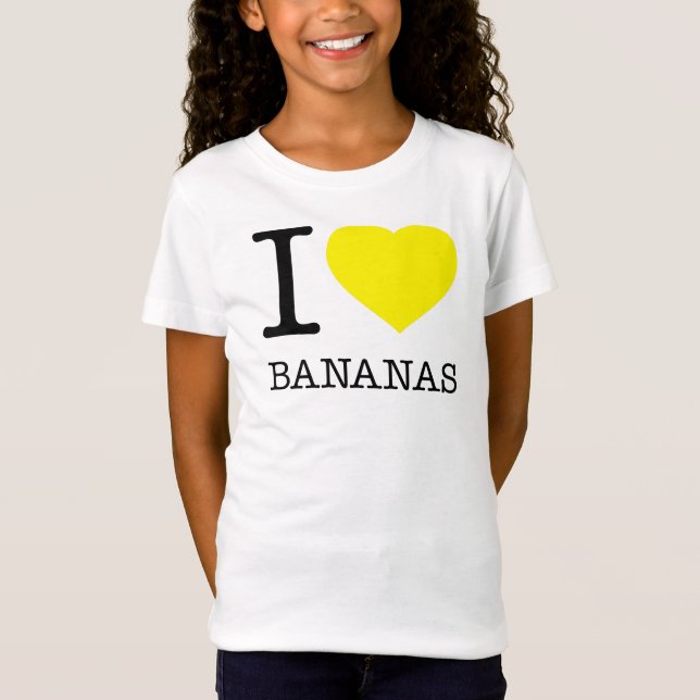 CAMISETA AMO A LOS BANANOS (Anverso)
