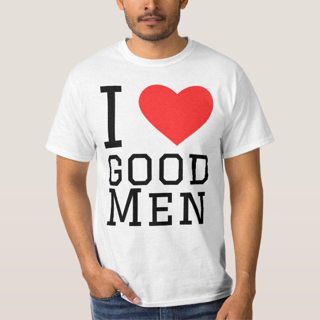 Camiseta Amo a los buenos hombres (Anverso)
