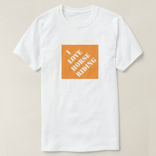 Camiseta Amo a los caballos montando a un padre gracioso