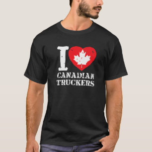 Camiseta Amo a los camioneros canadienses