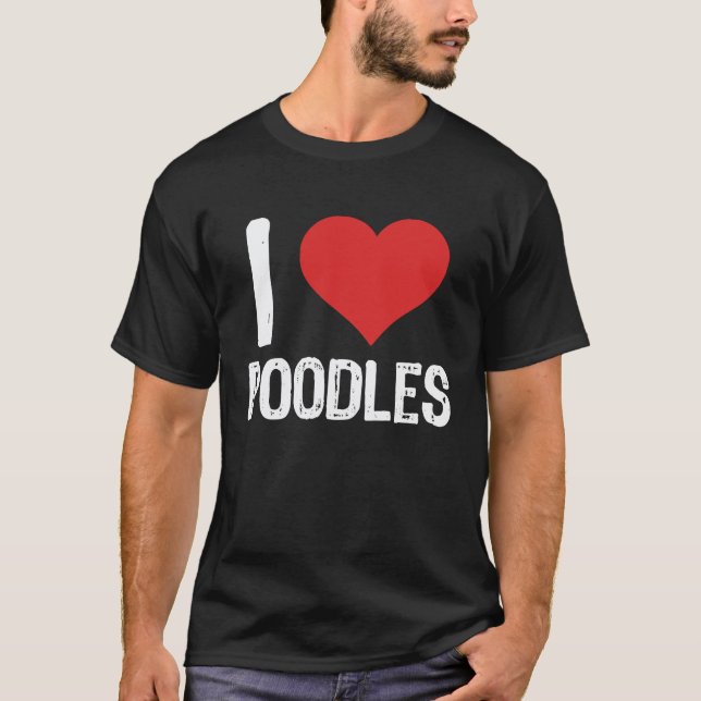 Camiseta Amo a los Caniches (Anverso)