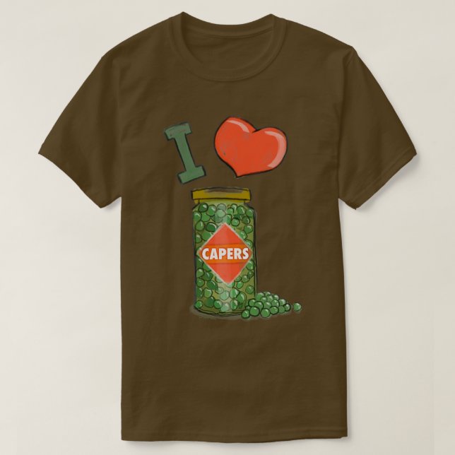 Camiseta Amo a los Capers  (Diseño del anverso)