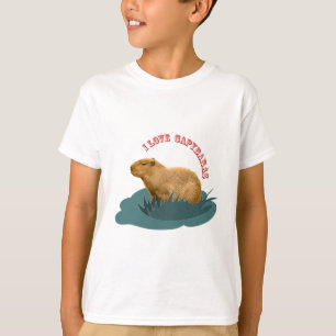 Camiseta Amo a los Carpinchos Amante de Carpincho Adorable