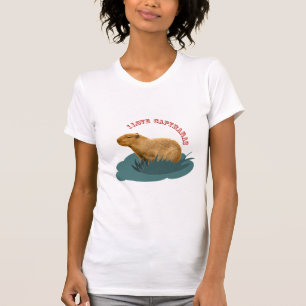 Camiseta Amo a los Carpinchos Amante de Carpinchos Lindos