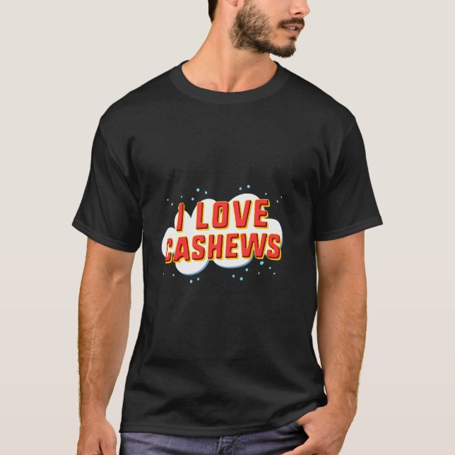 Camiseta Amo a los Cashews (Anverso)