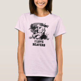Camiseta Amo a los castores