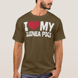 Camiseta Amo a los cerdos de Guinea