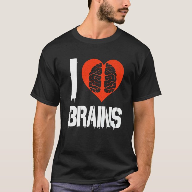Camiseta Amo a los cerebros estudiante de Neurociencia Neur (Anverso)