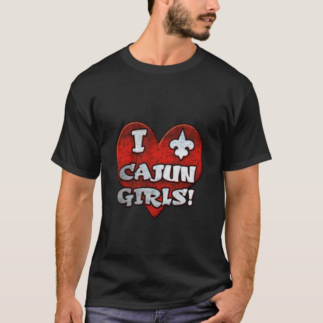 CAMISETA AMO A LOS CHICAS 2 DE CAJUN (Anverso)