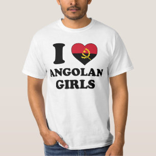 Camiseta Amo a los Chicas angoleños