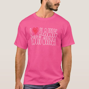 Camiseta Amo a los Chicas de Hawk Tuah Sarcástico Divertido