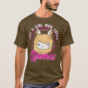 Camiseta Amo a los Chicas de Llamas