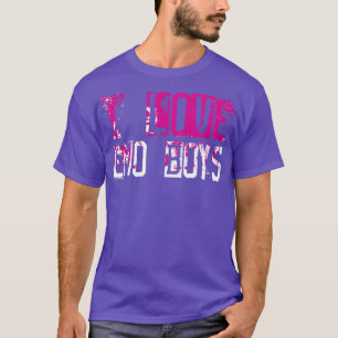 Camiseta Amo a los chicas emo Amo a los chicos emo mamáes d