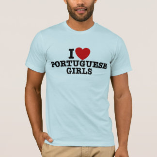 Camiseta Amo a los Chicas portugueses