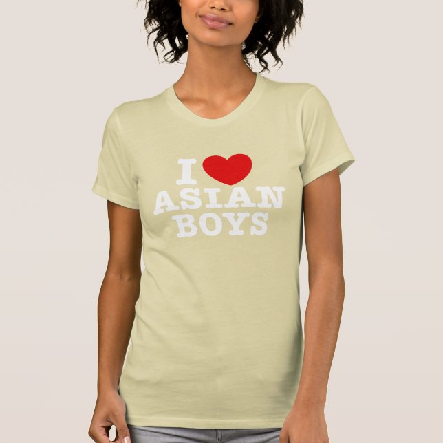 Camiseta Amo a los chicos asiáticos (Anverso)