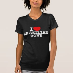 Camiseta Amo a los chicos brasileños