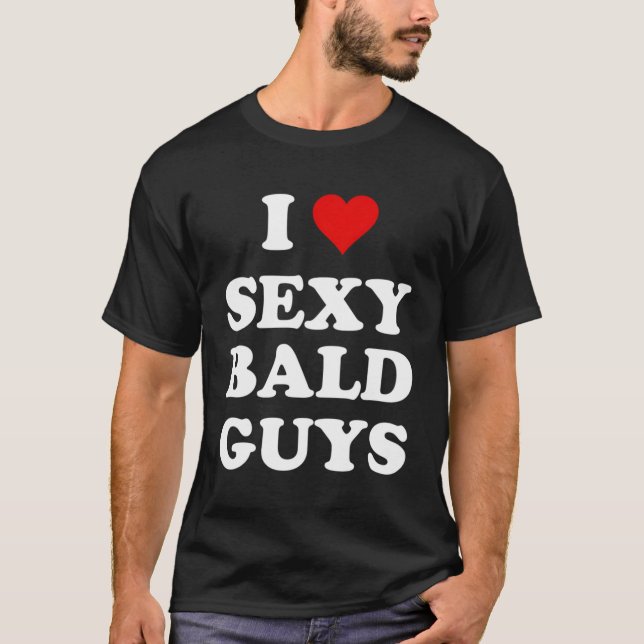 Camiseta Amo a los chicos calvos (Anverso)