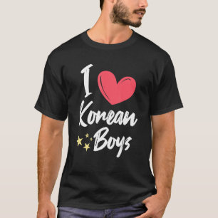 Camiseta Amo a los chicos coreanos
