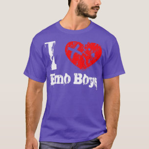 Camiseta Amo a los chicos emo Amo a los chicas emo mamáes d