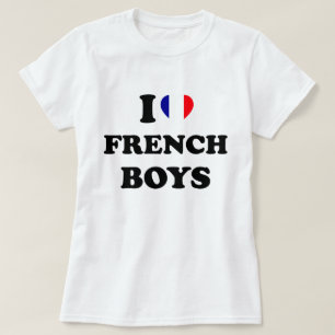 Camiseta Amo a los chicos franceses