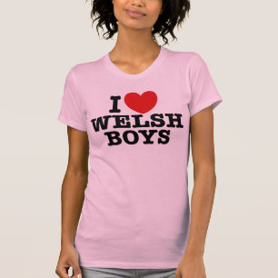 Camiseta Amo a los chicos galeses