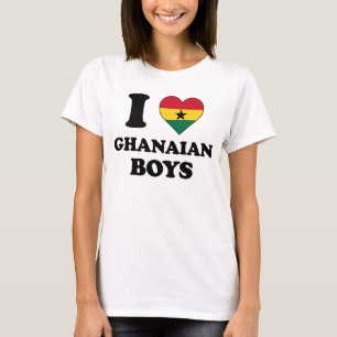 Camiseta Amo a los chicos ghaneses