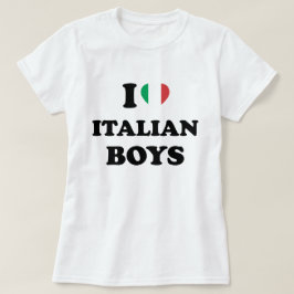 Camiseta Amo a los chicos italianos
