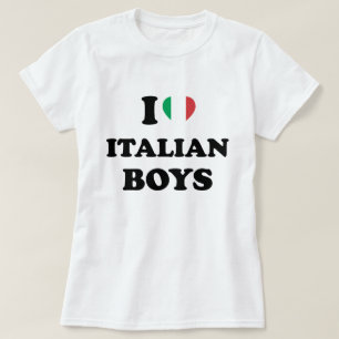 Camiseta Amo a los chicos italianos