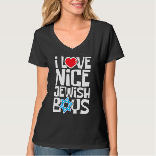 Camiseta Amo a los chicos judíos bonitos - judíos hebreos i