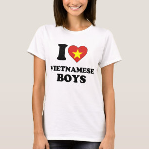 Camiseta Amo a los chicos vietnamitas