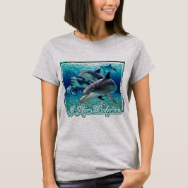 Camiseta Amo a los delfines