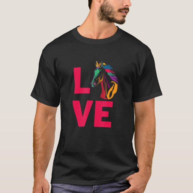 Camiseta Amo A Los Dueños De Los Mamíferos De Caballo Y A L (Anverso)