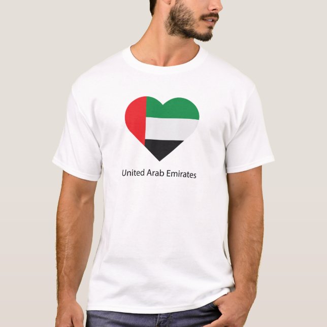 Camiseta Amo a los Emiratos Árabes Unidos (Anverso)