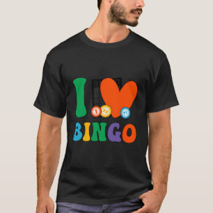 Camiseta Amo a los entusiastas del Bingo Bingo Lover Bingo