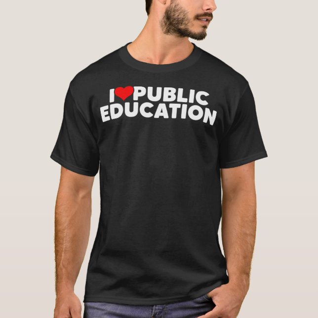 Camiseta Amo A Los Estudiantes Y Profesores De La Escuela D (Anverso)